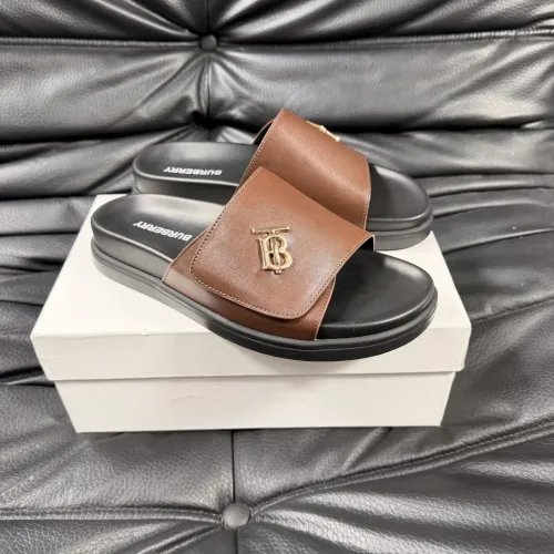 Wholesale Burberry Slippers For Men #1433558 $56.00 USD, Wholesale Quality Replica Burberry Slippers