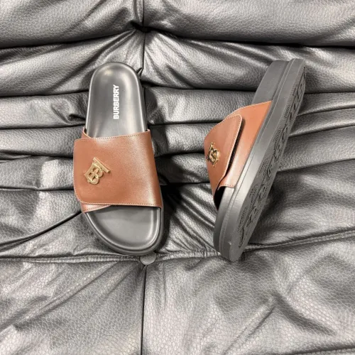 Replica Burberry Slippers For Men #1433558 $56.00 USD for Wholesale