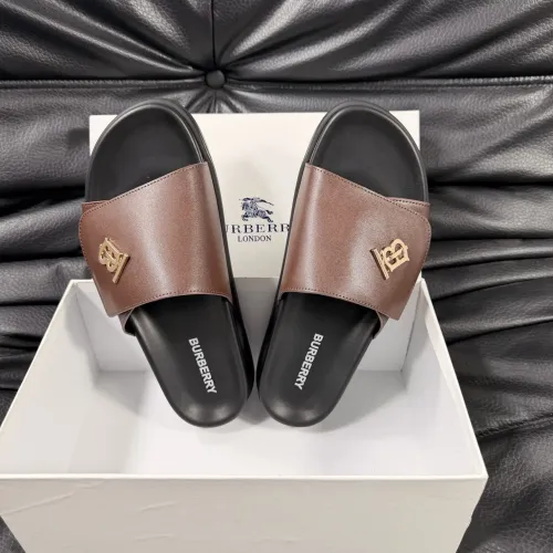 Replica Burberry Slippers For Men #1433558 $56.00 USD for Wholesale