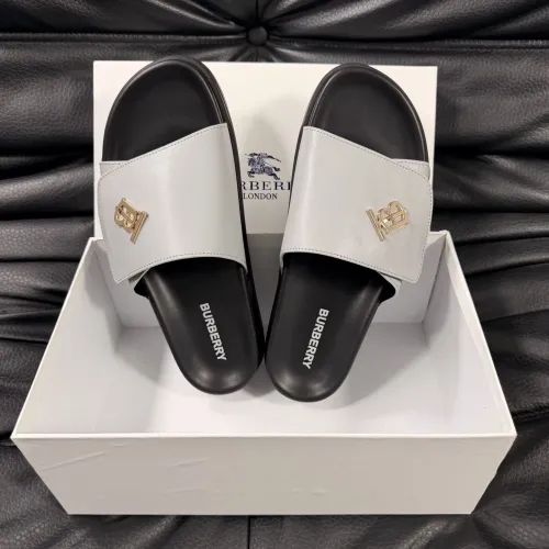 Wholesale Burberry Slippers For Men #1433560 $56.00 USD, Wholesale Quality Replica Burberry Slippers