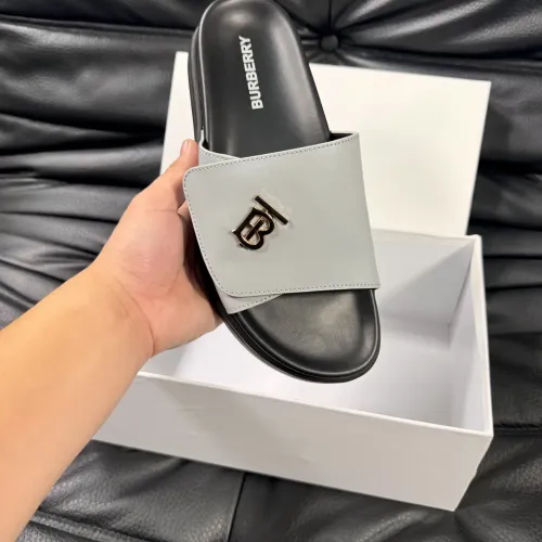 Replica Burberry Slippers For Men #1433560 $56.00 USD for Wholesale