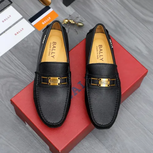 Replica Bally Leather Shoes For Men #1433571 $76.00 USD for Wholesale