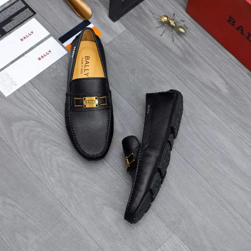 Replica Bally Leather Shoes For Men #1433571 $76.00 USD for Wholesale