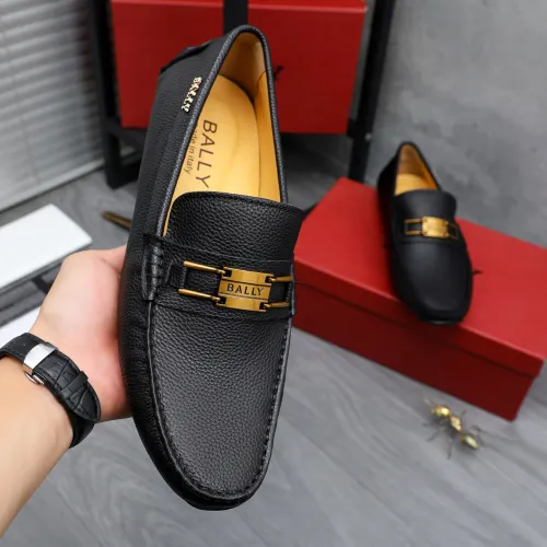Replica Bally Leather Shoes For Men #1433571 $76.00 USD for Wholesale