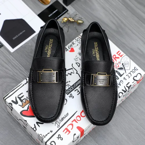 Wholesale Dolce &amp; Gabbana D&amp;G Leather Shoes For Men #1433574 $76.00 USD, Wholesale Quality Replica Dolce &amp; Gabbana D&amp;G Leather Shoes