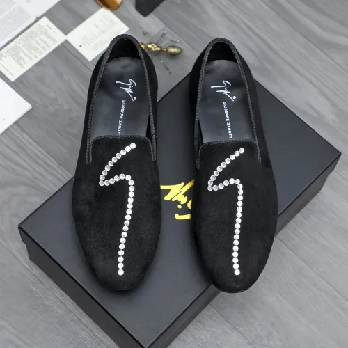 Wholesale Giuseppe Zanotti GZ Leather Shoes For Men #1433623 $80.00 USD, Wholesale Quality Replica Giuseppe Zanotti GZ Leather Shoes
