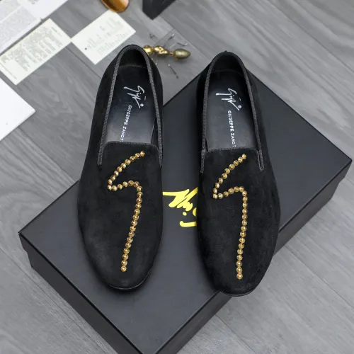 Wholesale Giuseppe Zanotti GZ Leather Shoes For Men #1433624 $80.00 USD, Wholesale Quality Replica Giuseppe Zanotti GZ Leather Shoes