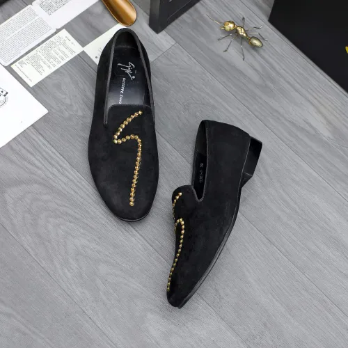 Replica Giuseppe Zanotti GZ Leather Shoes For Men #1433624 $80.00 USD for Wholesale