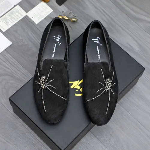 Wholesale Giuseppe Zanotti GZ Leather Shoes For Men #1433625 $80.00 USD, Wholesale Quality Replica Giuseppe Zanotti GZ Leather Shoes
