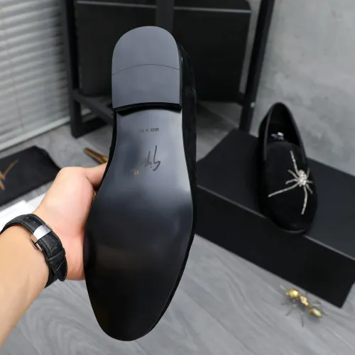 Replica Giuseppe Zanotti GZ Leather Shoes For Men #1433625 $80.00 USD for Wholesale
