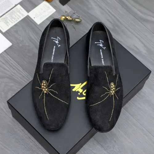 Wholesale Giuseppe Zanotti GZ Leather Shoes For Men #1433626 $80.00 USD, Wholesale Quality Replica Giuseppe Zanotti GZ Leather Shoes