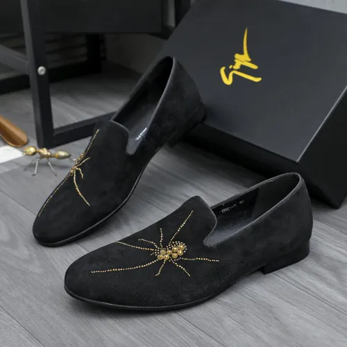 Replica Giuseppe Zanotti GZ Leather Shoes For Men #1433626 $80.00 USD for Wholesale