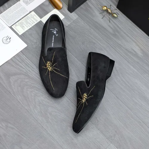 Replica Giuseppe Zanotti GZ Leather Shoes For Men #1433626 $80.00 USD for Wholesale