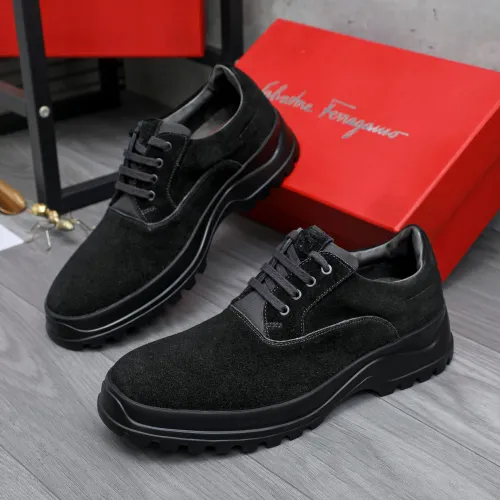 Wholesale Salvatore Ferragamo Leather Shoes For Men #1433644 $115.00 USD, Wholesale Quality Replica Salvatore Ferragamo Leather Shoes