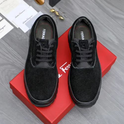 Replica Salvatore Ferragamo Leather Shoes For Men #1433644 $115.00 USD for Wholesale