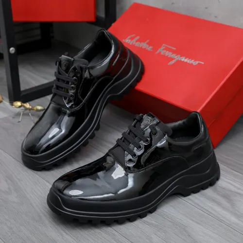 Wholesale Salvatore Ferragamo Leather Shoes For Men #1433646 $115.00 USD, Wholesale Quality Replica Salvatore Ferragamo Leather Shoes