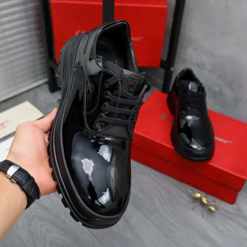 Replica Salvatore Ferragamo Leather Shoes For Men #1433646 $115.00 USD for Wholesale