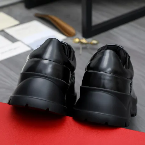 Replica Salvatore Ferragamo Leather Shoes For Men #1433649 $115.00 USD for Wholesale