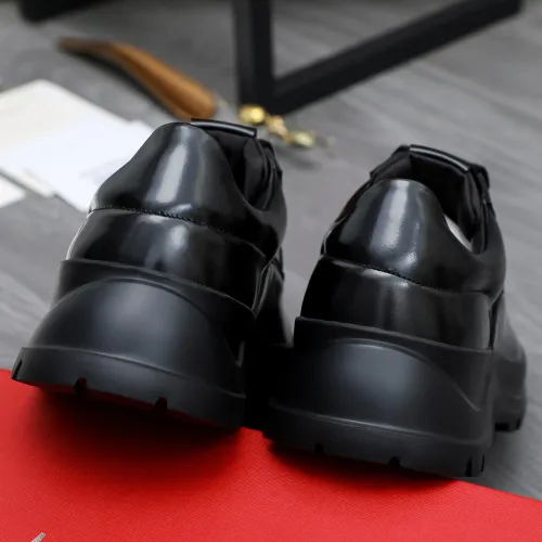 Replica Salvatore Ferragamo Leather Shoes For Men #1433650 $115.00 USD for Wholesale