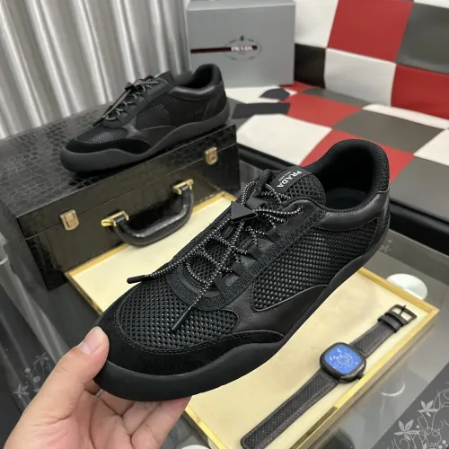 Wholesale Prada Casual Shoes For Men #1433741 $98.00 USD, Wholesale Quality Replica Prada Casual Shoes