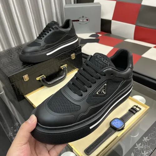 Wholesale Prada Casual Shoes For Men #1433744 $102.00 USD, Wholesale Quality Replica Prada Casual Shoes