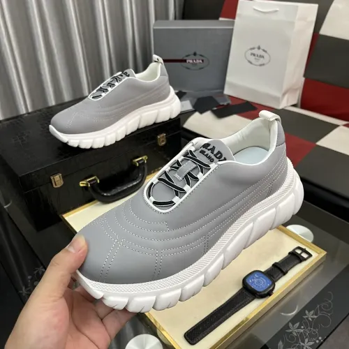 Wholesale Prada Casual Shoes For Men #1433766 $102.00 USD, Wholesale Quality Replica Prada Casual Shoes