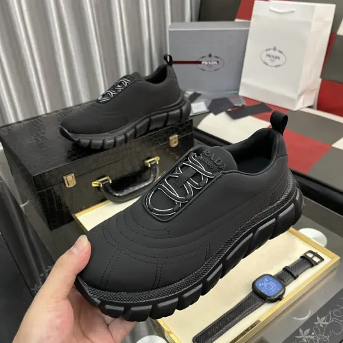 Wholesale Prada Casual Shoes For Men #1433769 $102.00 USD, Wholesale Quality Replica Prada Casual Shoes