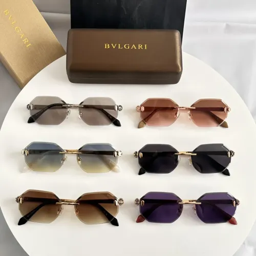 Replica Bvlgari AAA Quality Sunglasses #1433810 $60.00 USD for Wholesale