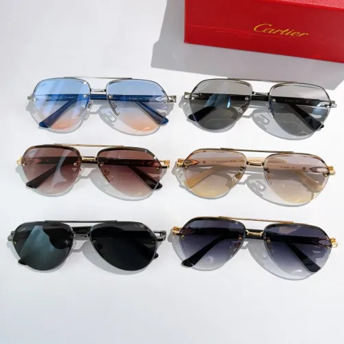Replica Cartier AAA Quality Sunglassess #1433831 $72.00 USD for Wholesale
