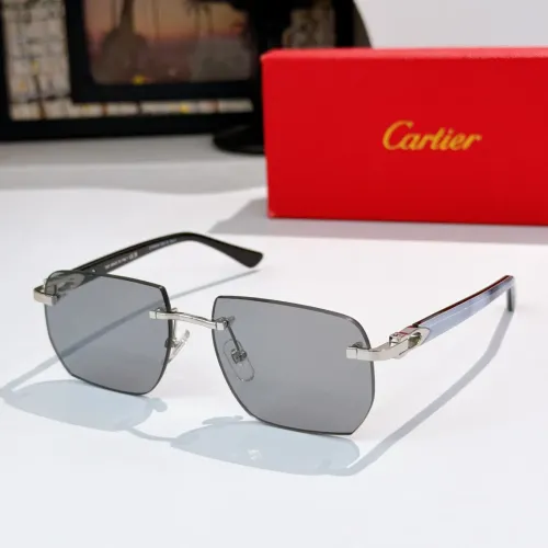 Wholesale Cartier AAA Quality Sunglassess #1433836 $68.00 USD, Wholesale Quality Replica Cartier AAA Quality Sunglassess