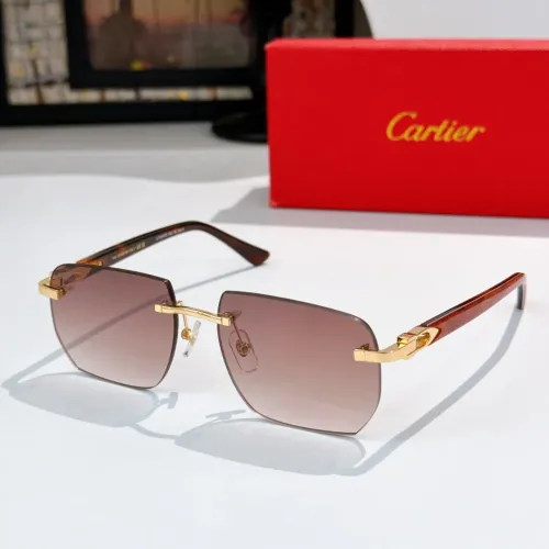 Wholesale Cartier AAA Quality Sunglassess #1433841 $68.00 USD, Wholesale Quality Replica Cartier AAA Quality Sunglassess