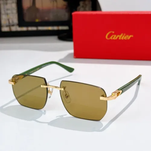 Wholesale Cartier AAA Quality Sunglassess #1433842 $68.00 USD, Wholesale Quality Replica Cartier AAA Quality Sunglassess