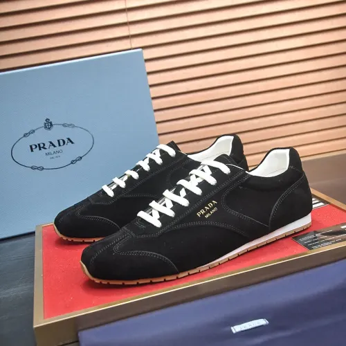 Wholesale Prada Casual Shoes For Men #1433850 $105.00 USD, Wholesale Quality Replica Prada Casual Shoes