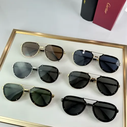 Replica Cartier AAA Quality Sunglassess #1433860 $68.00 USD for Wholesale