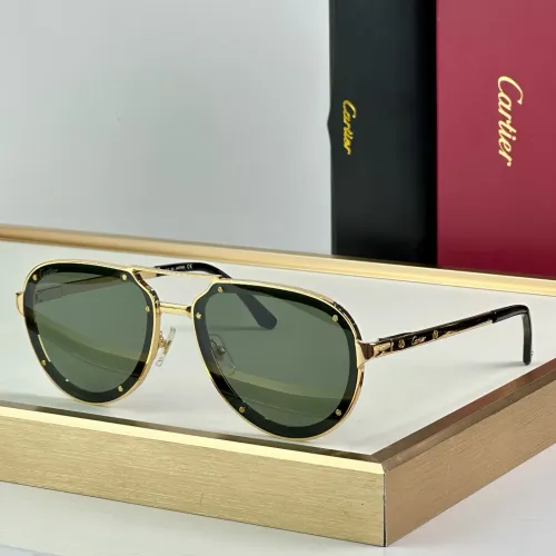 Wholesale Cartier AAA Quality Sunglassess #1433864 $68.00 USD, Wholesale Quality Replica Cartier AAA Quality Sunglassess