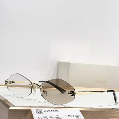 Wholesale Cartier AAA Quality Sunglassess #1433906 $76.00 USD, Wholesale Quality Replica Cartier AAA Quality Sunglassess
