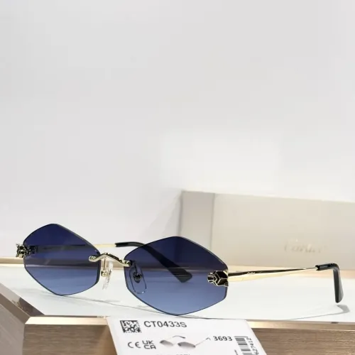 Wholesale Cartier AAA Quality Sunglassess #1433911 $76.00 USD, Wholesale Quality Replica Cartier AAA Quality Sunglassess