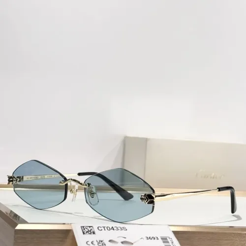 Wholesale Cartier AAA Quality Sunglassess #1433914 $76.00 USD, Wholesale Quality Replica Cartier AAA Quality Sunglassess