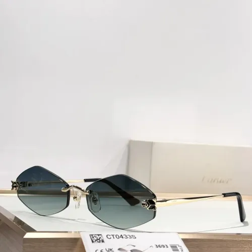 Wholesale Cartier AAA Quality Sunglassess #1433915 $76.00 USD, Wholesale Quality Replica Cartier AAA Quality Sunglassess