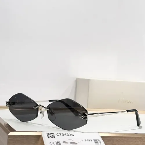 Wholesale Cartier AAA Quality Sunglassess #1433916 $76.00 USD, Wholesale Quality Replica Cartier AAA Quality Sunglassess