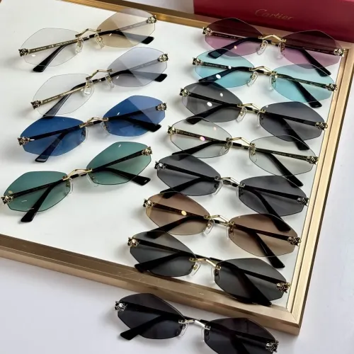 Replica Cartier AAA Quality Sunglassess #1433918 $76.00 USD for Wholesale