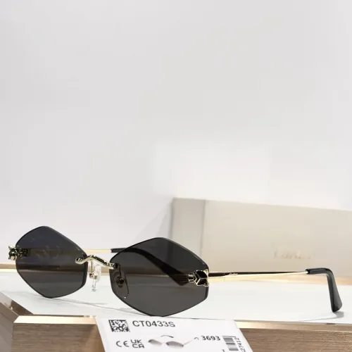 Wholesale Cartier AAA Quality Sunglassess #1433919 $76.00 USD, Wholesale Quality Replica Cartier AAA Quality Sunglassess