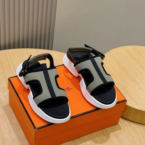 Replica Hermes Sandal For Men #1433948 $72.00 USD for Wholesale