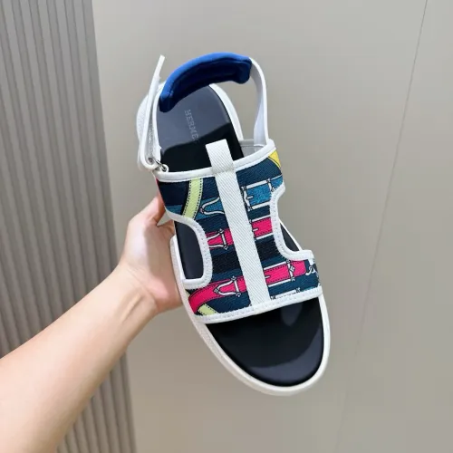 Replica Hermes Sandal For Men #1433953 $72.00 USD for Wholesale
