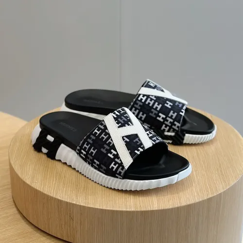 Wholesale Hermes Slippers For Men #1433954 $52.00 USD, Wholesale Quality Replica Hermes Slippers