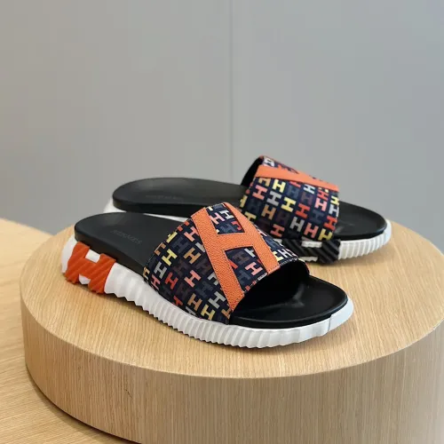 Wholesale Hermes Slippers For Men #1433956 $52.00 USD, Wholesale Quality Replica Hermes Slippers