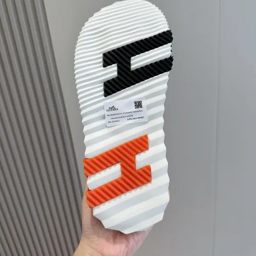 Replica Hermes Slippers For Men #1433956 $52.00 USD for Wholesale