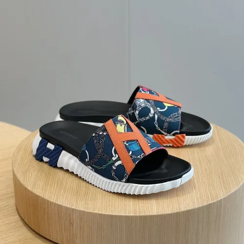 Wholesale Hermes Slippers For Men #1433957 $52.00 USD, Wholesale Quality Replica Hermes Slippers