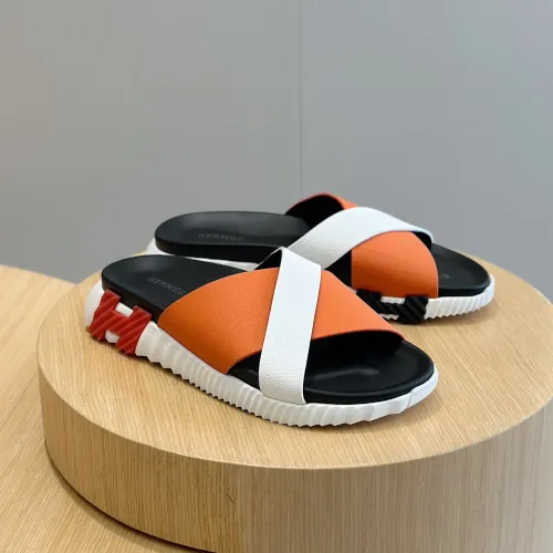 Wholesale Hermes Slippers For Men #1433958 $56.00 USD, Wholesale Quality Replica Hermes Slippers