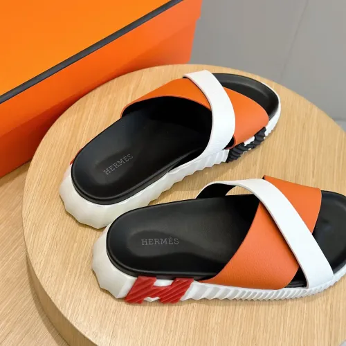 Replica Hermes Slippers For Men #1433958 $56.00 USD for Wholesale
